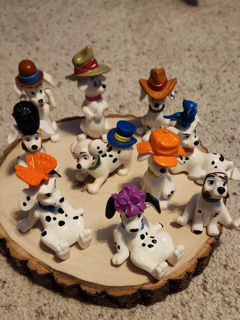 Vintage Disney 101 Dalmatians Figurines For McDonalds Lot Of 10